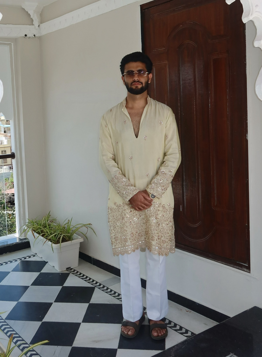 RESHAM REKH KURTA