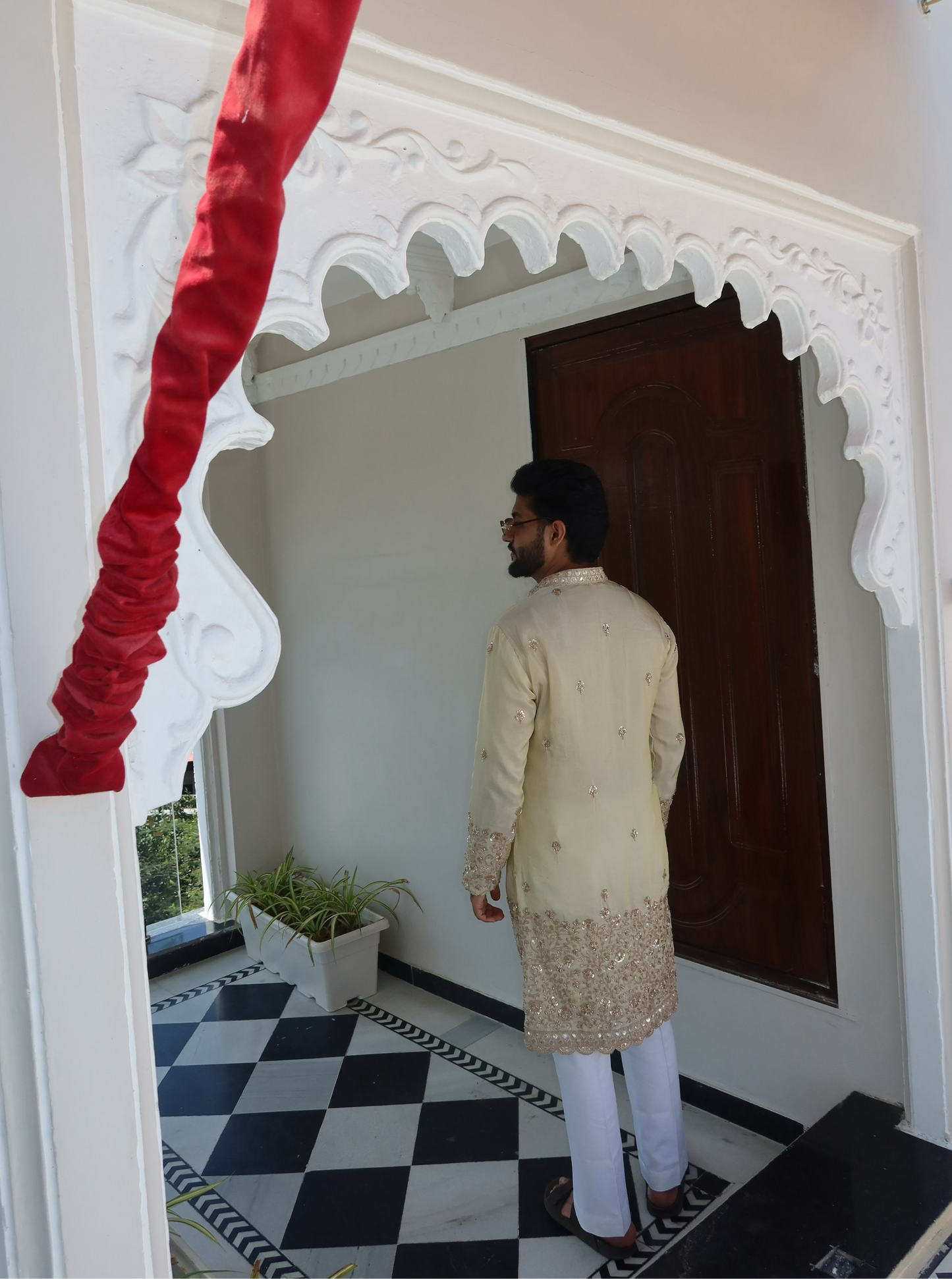 RESHAM REKH KURTA