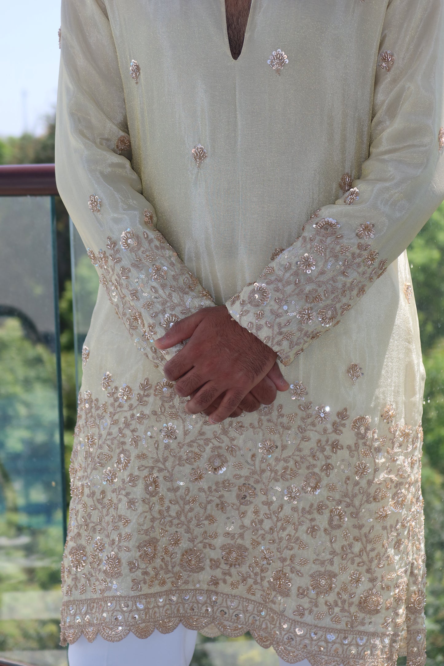 RESHAM REKH KURTA
