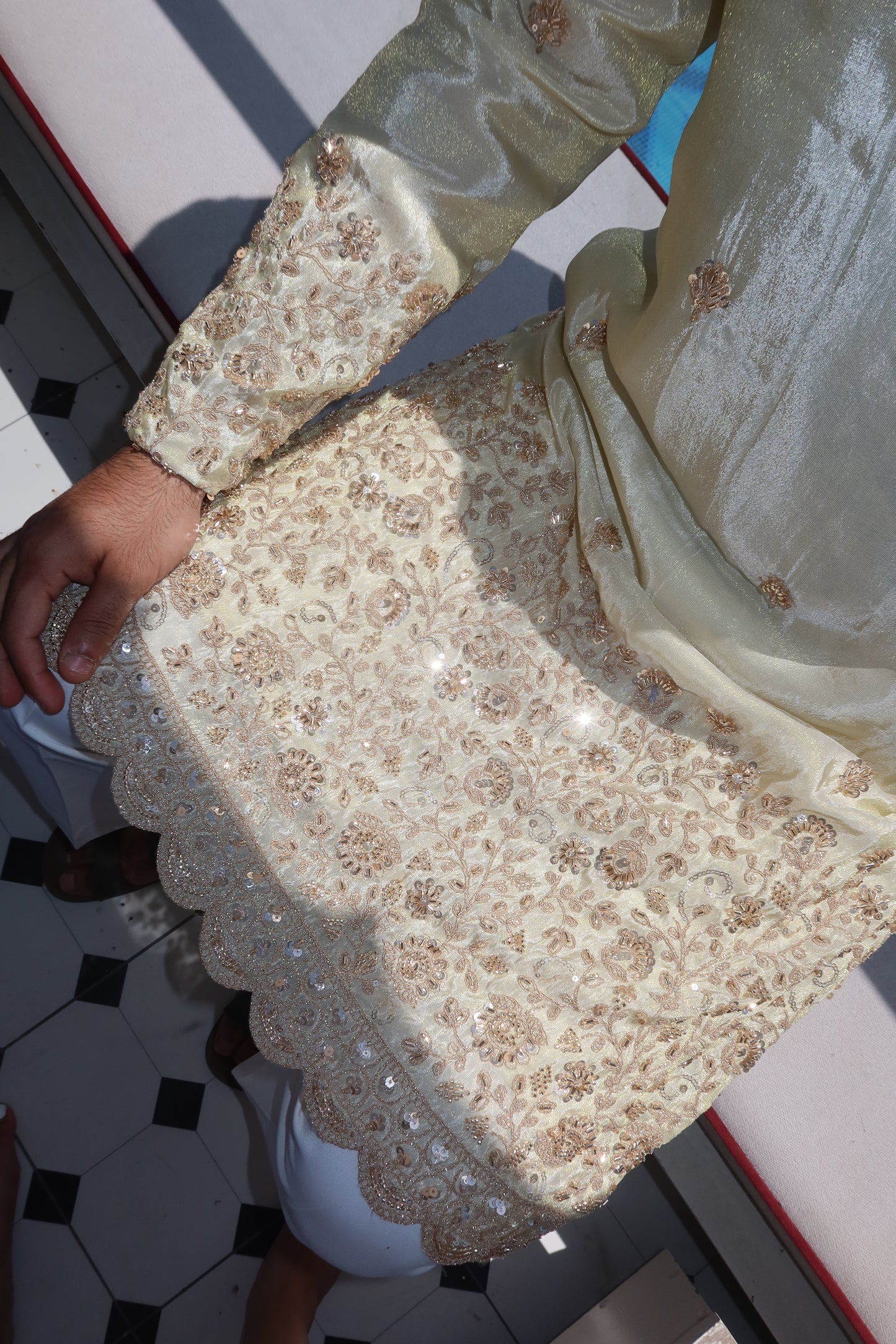 RESHAM REKH KURTA