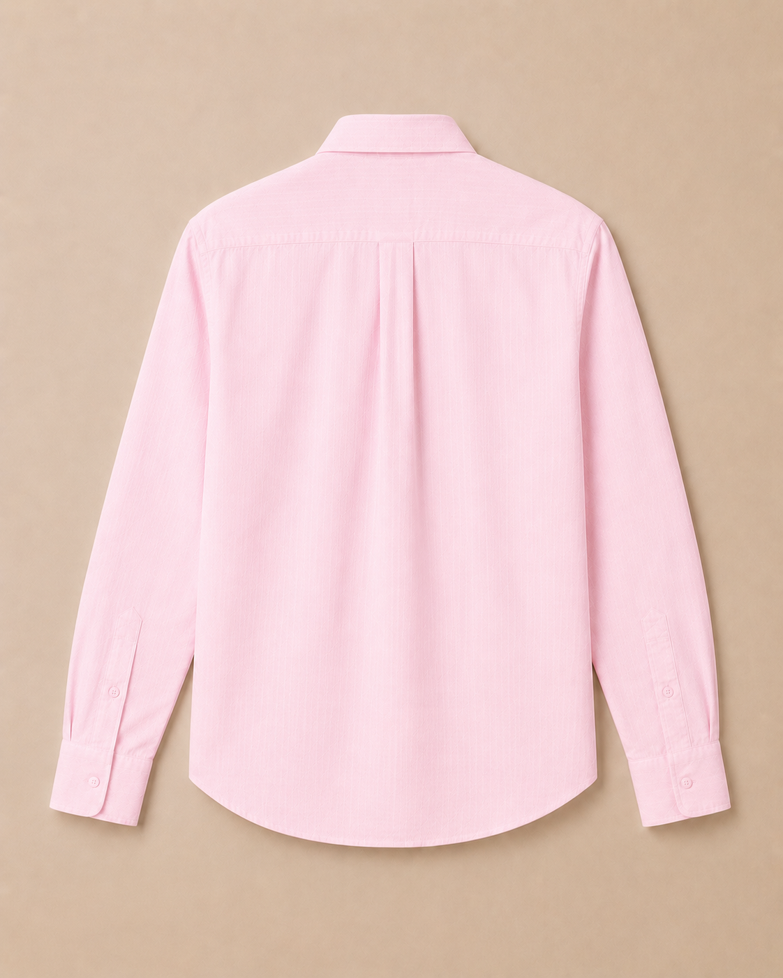 light pink linen blend shirt
