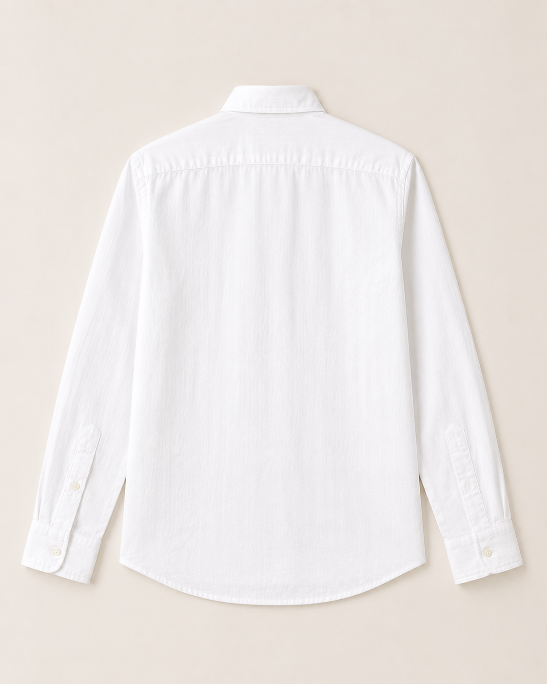 White linen blend shirt