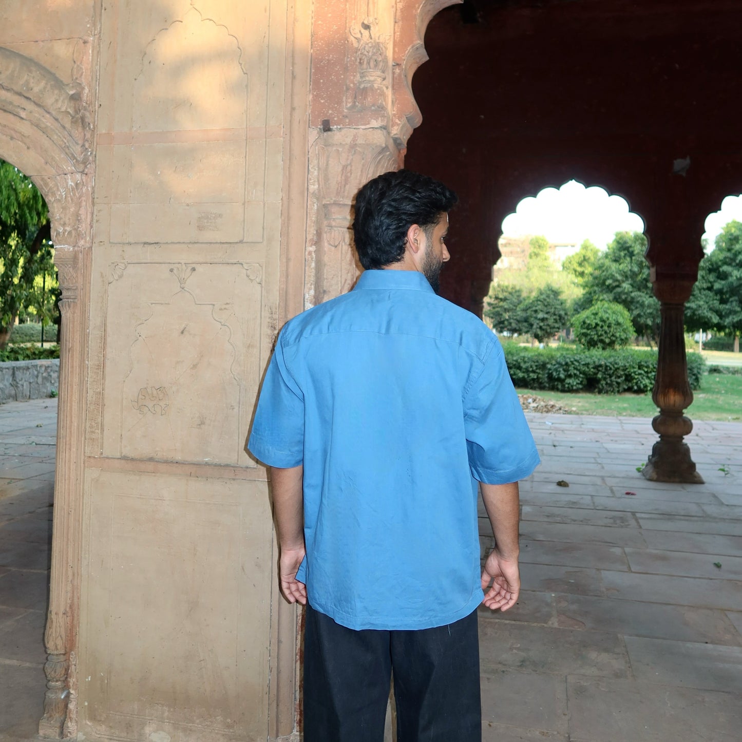 BLUE COTTON SHIRT