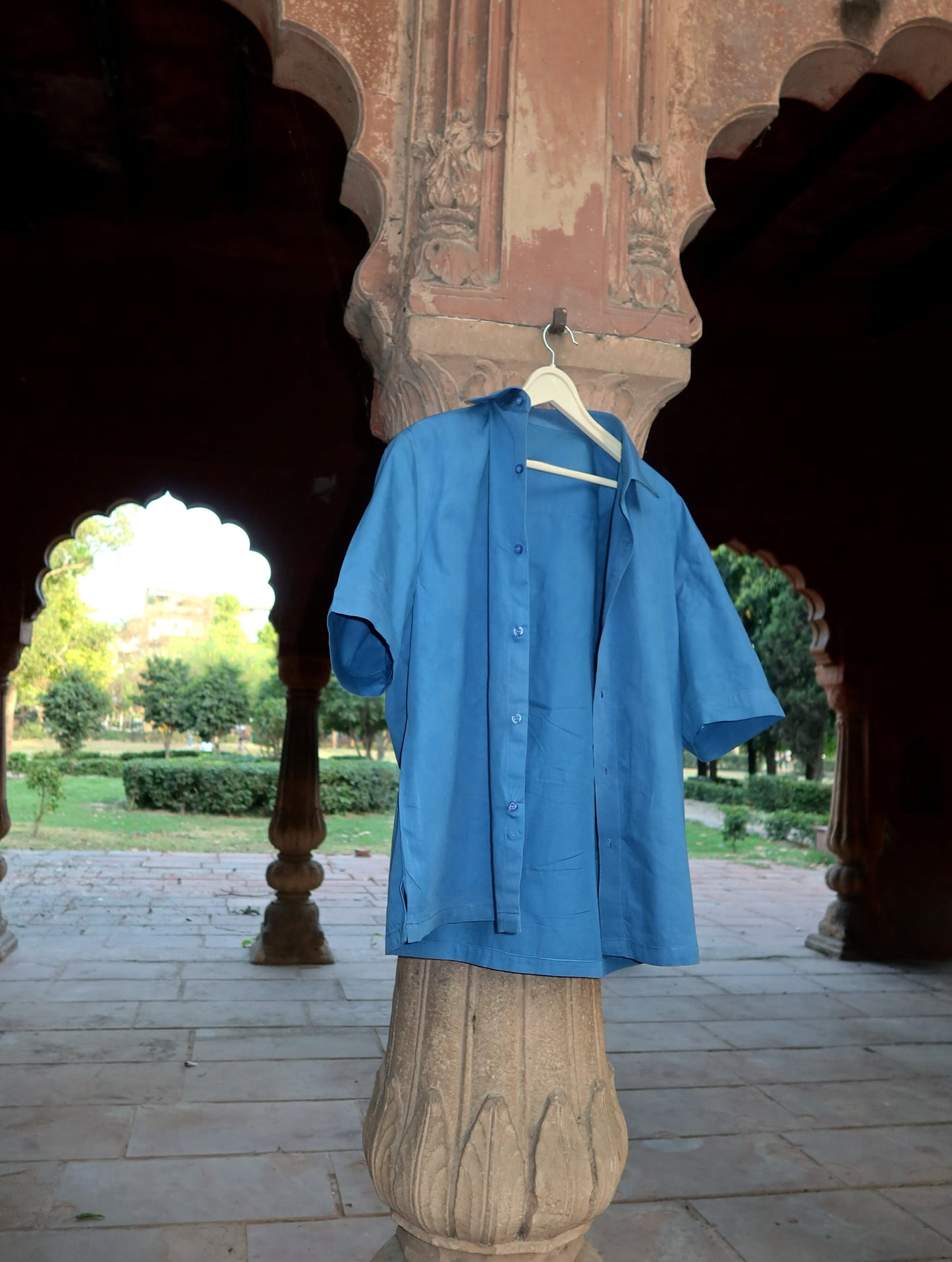 BLUE COTTON SHIRT
